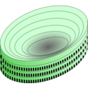 download Coliseum In Rome Viewed From The Air clipart image with 90 hue color