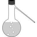 Distilling Flask With Sidearm And Stopper