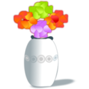 download Artificial Flowers clipart image with 0 hue color