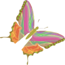 download Butterfly clipart image with 45 hue color