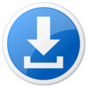 download Download Icon clipart image with 90 hue color