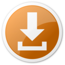 download Download Icon clipart image with 270 hue color