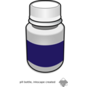 download Pill Bottle clipart image with 45 hue color