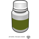 download Pill Bottle clipart image with 225 hue color