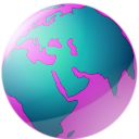 download World Globe clipart image with 90 hue color