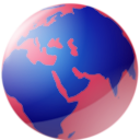 download World Globe clipart image with 135 hue color