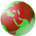 download World Globe clipart image with 270 hue color
