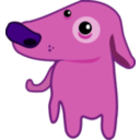 download Dog clipart image with 270 hue color