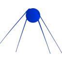 download Sputnik clipart image with 225 hue color