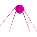 download Sputnik clipart image with 315 hue color