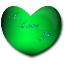 download Heart I Love You clipart image with 135 hue color