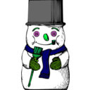 download Snowman clipart image with 90 hue color