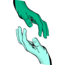 download Hands clipart image with 135 hue color