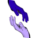 download Hands clipart image with 225 hue color