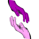 download Hands clipart image with 270 hue color