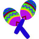 download Maracas clipart image with 225 hue color