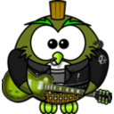 download Punk Owl clipart image with 45 hue color