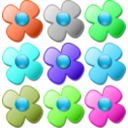 download Game Marbles Flowers clipart image with 135 hue color