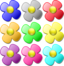 Game Marbles Flowers