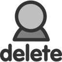 download Ftdelete User clipart image with 0 hue color