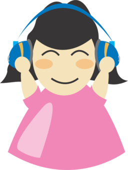 Girl With Headphone2