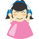 Girl With Headphone2