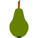 download Pear clipart image with 0 hue color