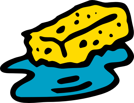 Sponge In Water