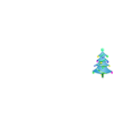 download Christmas Tree clipart image with 90 hue color