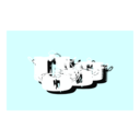 download Tableware clipart image with 180 hue color