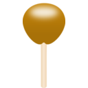 download Caramel Apple clipart image with 0 hue color