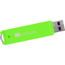 download Flash Drive clipart image with 90 hue color