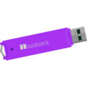 download Flash Drive clipart image with 270 hue color