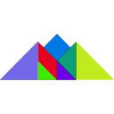 download Tangram clipart image with 45 hue color