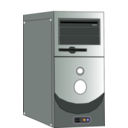 download Computer System Case clipart image with 270 hue color