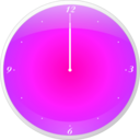 download Mac Clock clipart image with 270 hue color