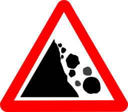 Roadsign Falling Rocks