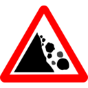 Roadsign Falling Rocks