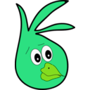 download Small Yellow Chick clipart image with 90 hue color