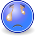 download Tango Face Crying clipart image with 180 hue color