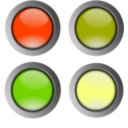 download Round Buttons 1 clipart image with 135 hue color