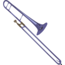 download Tenor Trombone clipart image with 180 hue color