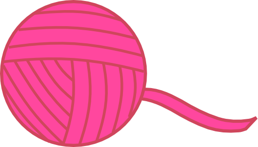 Pink Ball Of Yarn