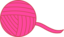 Pink Ball Of Yarn