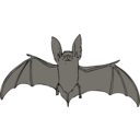 download Bat clipart image with 45 hue color