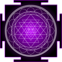 download Sri Yantra clipart image with 45 hue color