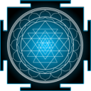 download Sri Yantra clipart image with 315 hue color