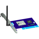 download Wifi Pci Card clipart image with 135 hue color