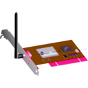 download Wifi Pci Card clipart image with 270 hue color