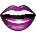 download Laughing Mouth Smiley Emoticon clipart image with 315 hue color